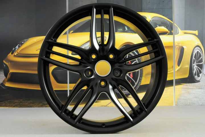 Porsche 911 991.1 C2/C2S 20" Sport Design Felgensatz schwarz matt/Wheels