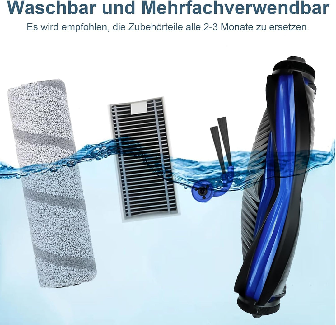 Zubehör für ECOVACS DEEBOT X11 OMNICYCLONE, X11 PRO Omni, X9 PRO Omni Staubsauger, 2 Hauptbürste, 2