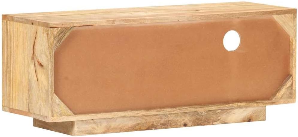 vidaXL Mangoholz Massiv TV Schrank 1 Tür 1 Regal 1 Schublade Lowboard TV Möbel Sideboard Fernsehtisc