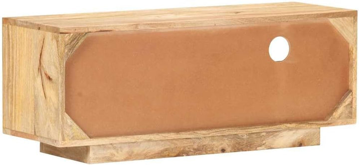 vidaXL Mangoholz Massiv TV Schrank 1 Tür 1 Regal 1 Schublade Lowboard TV Möbel Sideboard Fernsehtisc