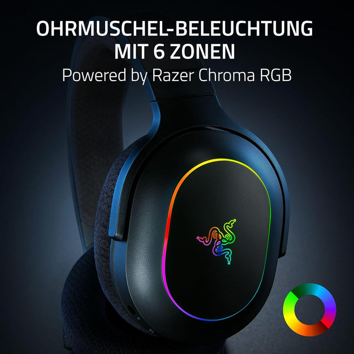 Razer Barracuda X Chroma - kabelloses Multiplattform-Gaming-Headset mit 6 Zonen Chroma RGB (SmartSwi
