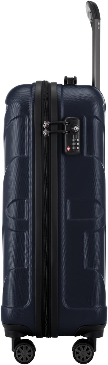 Suitline Handgepäck Bordgepäck Koffer mit Laptoptasche und Erweiterung, Business Trolley, TSA, 55 cm