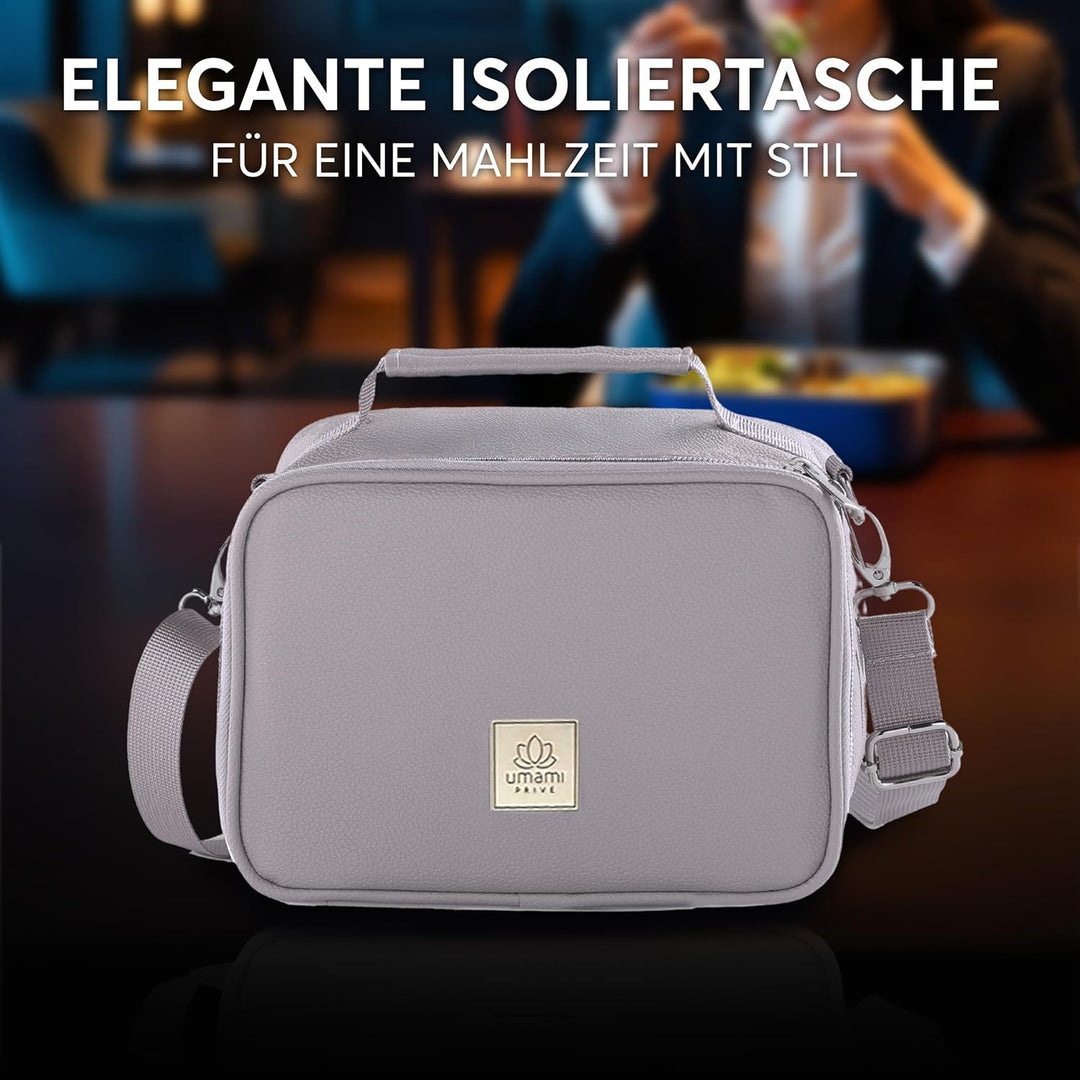 Umami Premium Kühltasche Klein, Lunchbag für Arbeit, Reisen, Büro, Picknick, Mini-Lunchbag Isoliert
