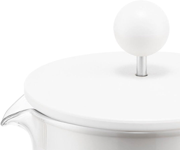 Bodum BRAZIL Kaffeebereiter (French Press System, Permanent Edelstahl-Filter, 1,0 liters) cremefarbe
