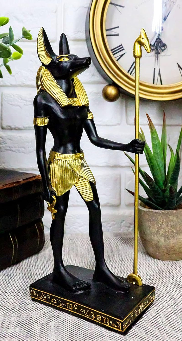 Gifts & Decor Dekofigur Indoor - Anubis stehend - Ägypten Figur Deko Skulptur Statue