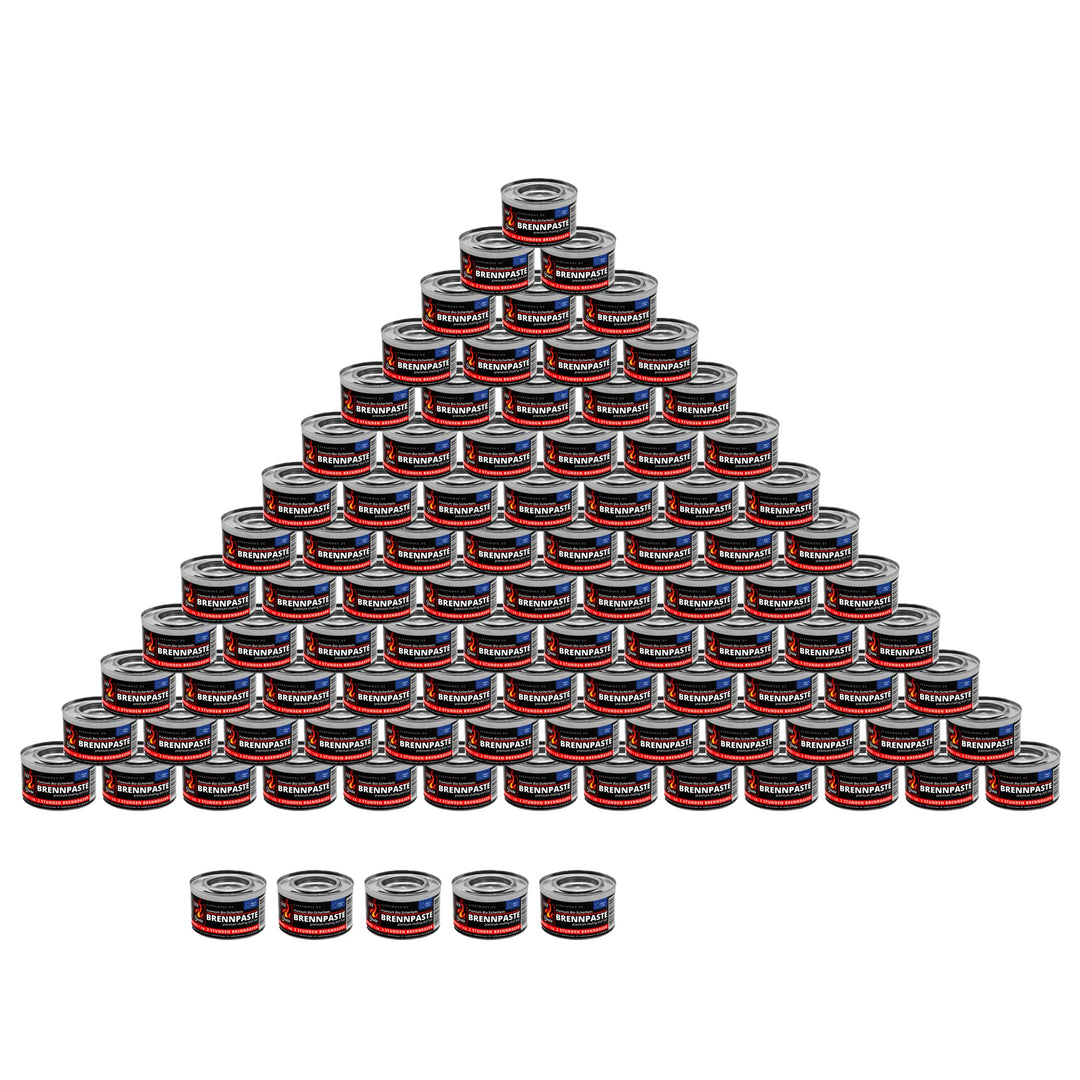 96x Eversmoke Sicherheits Premium Bio Brennpaste Brenngel Chafing Dish Speisenwärmer (96 Dosen je 20