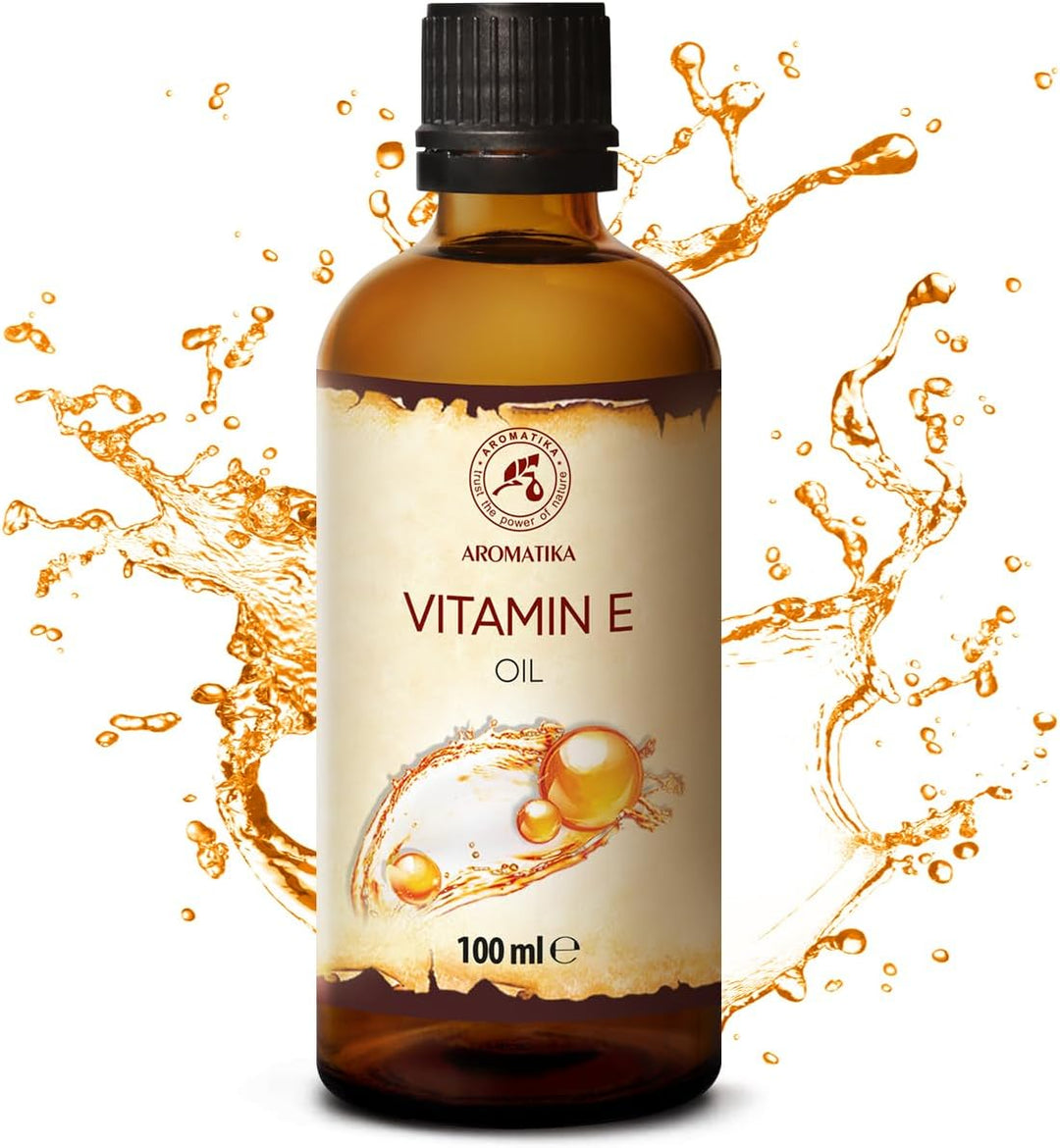 Vitamin E Öl 100ml - Natürlich - Reich an Vitamin E - Vitamin E Oil - Pflege für Gesicht - Körperpfl