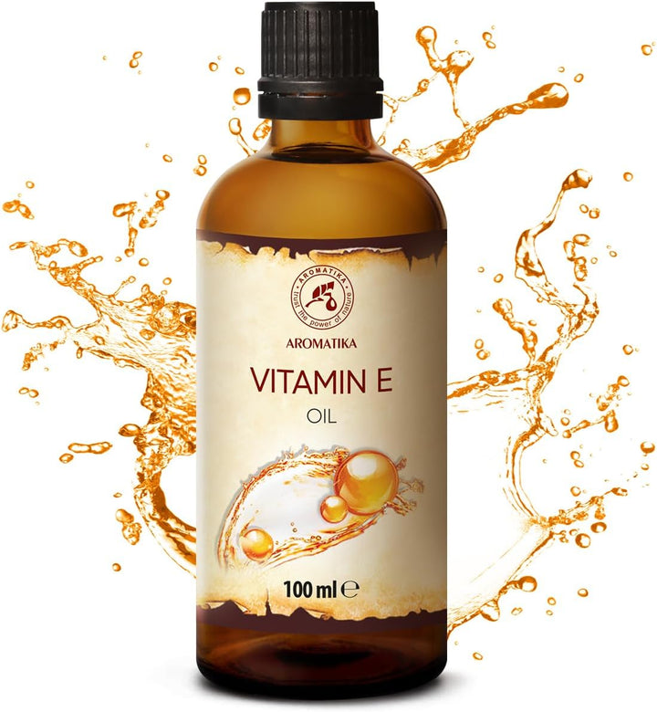 Vitamin E Öl 100ml - Natürlich - Reich an Vitamin E - Vitamin E Oil - Pflege für Gesicht - Körperpfl