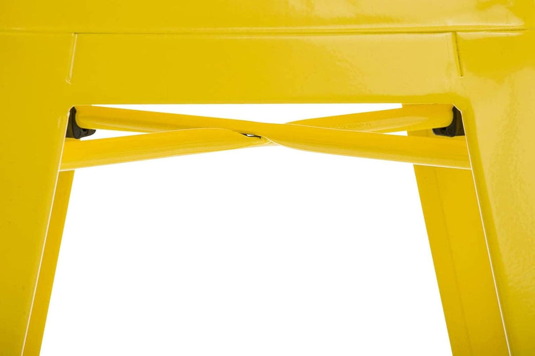 CLP 4er Set Sitzhocker Armin Aus Metall I Stapelbarer Hocker I Sitzhöhe Von 46 cm I Pflegeleichter A