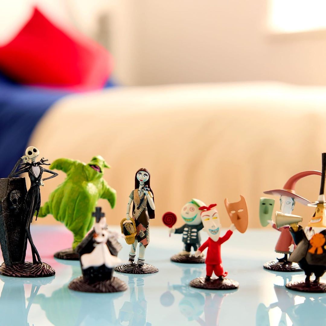 Disney Store Official - Tim Burtons Nightmare Before Christmas - Spielzeugfigurenset - 8 Spielzeuge