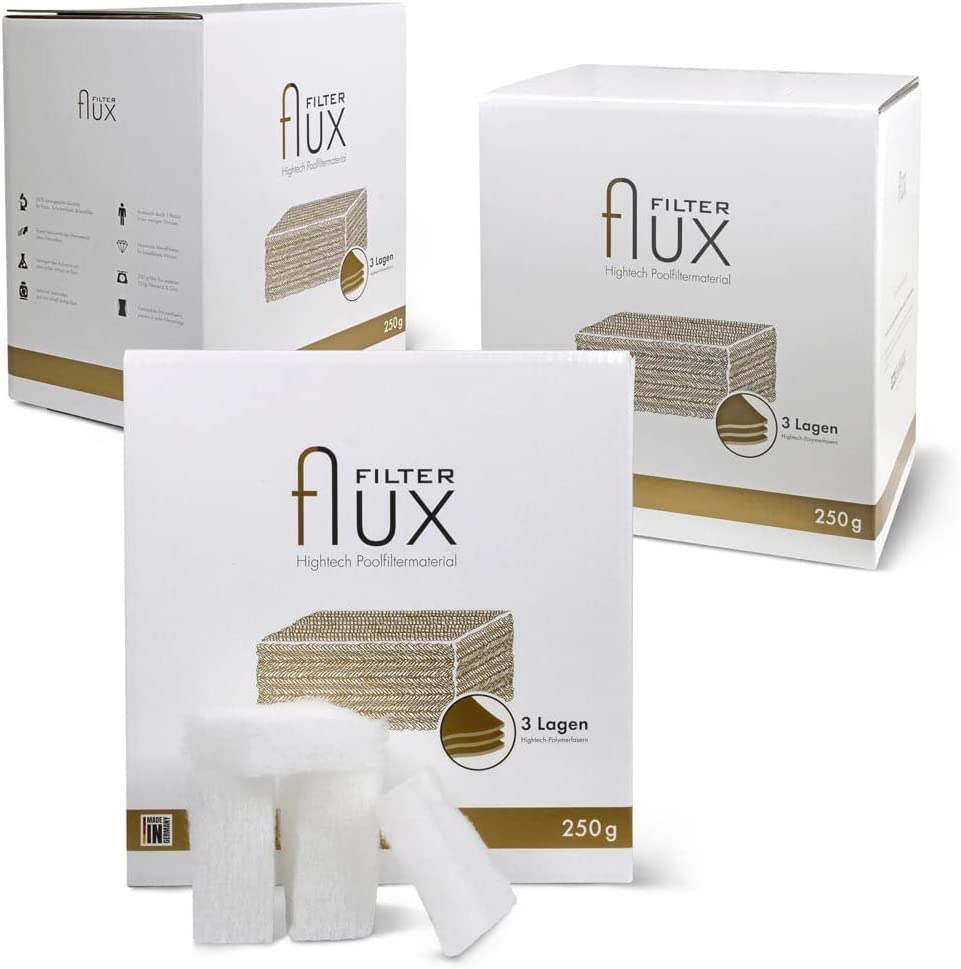 Filter Flux Hightech Poolfiltermaterial Made in Germany - Filtersegmente aus Polymerfasern für Pool