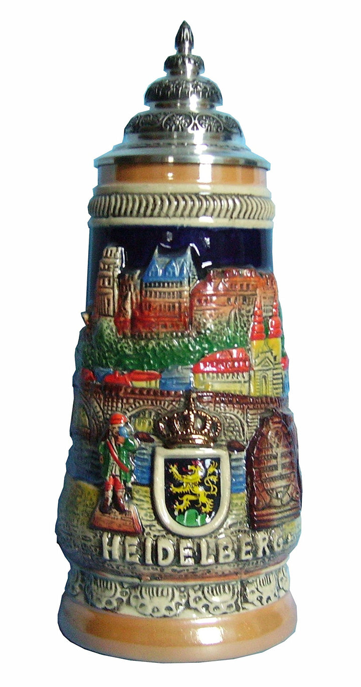 Bierkrug Heidelberg Reliefseidel 0,5 Liter Bierseidel KI 305 0,5L Heidelberg