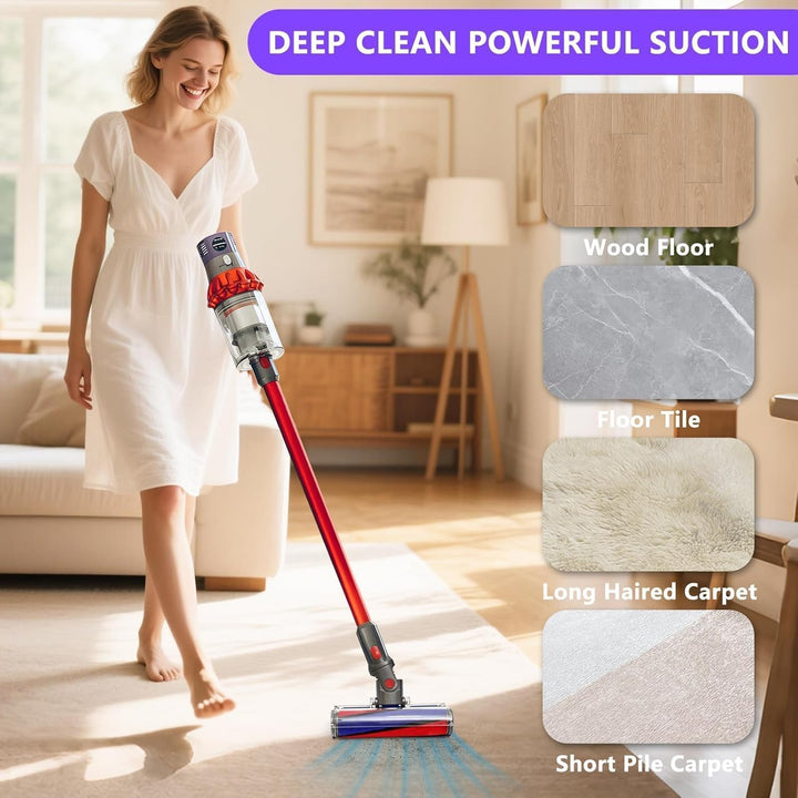 Softwalze Bodendüse für Dyson V7 V8 V10 V11 V15 SV10 SV11 SV12 SV14 SV15 Staubsauger, Elektrischer S