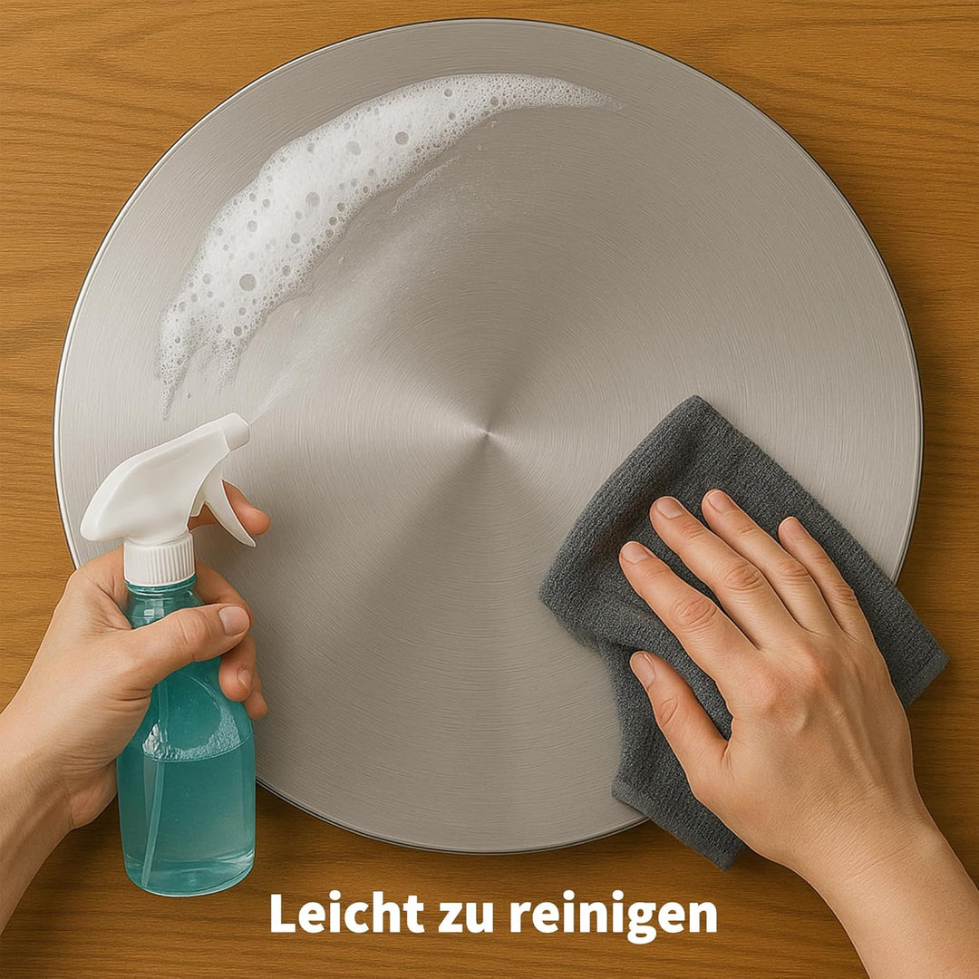 Edler Feuerschalendeckel aus 100% Edelstahl 304 – perfekt passend zum rauchfreien Feuer Tonne ⌀63,5c