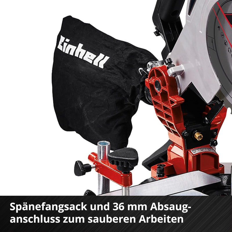 Einhell Akku-Kappsäge TE-MS 18/210 Li-Solo Power X-Change (Li-Ion, 18 V, 3.000 min-1, neigbarer Säge