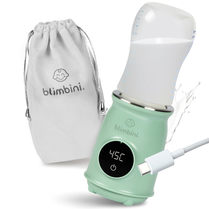 Pro+ Flaschenwärmer Baby unterwegs mit genauer Temperatursteuerung & USB-C - akkubetriebener, tragba