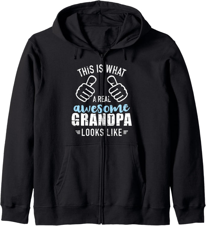 So sieht der beste Opa aus Spruch Kapuzenjacke