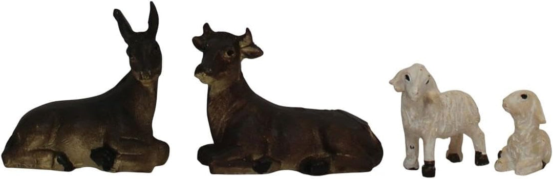 ZICOM Krippenfigur Miniaturfiguren Krippenset 12-teilig Höhe 8cm handbemalt Polyresin