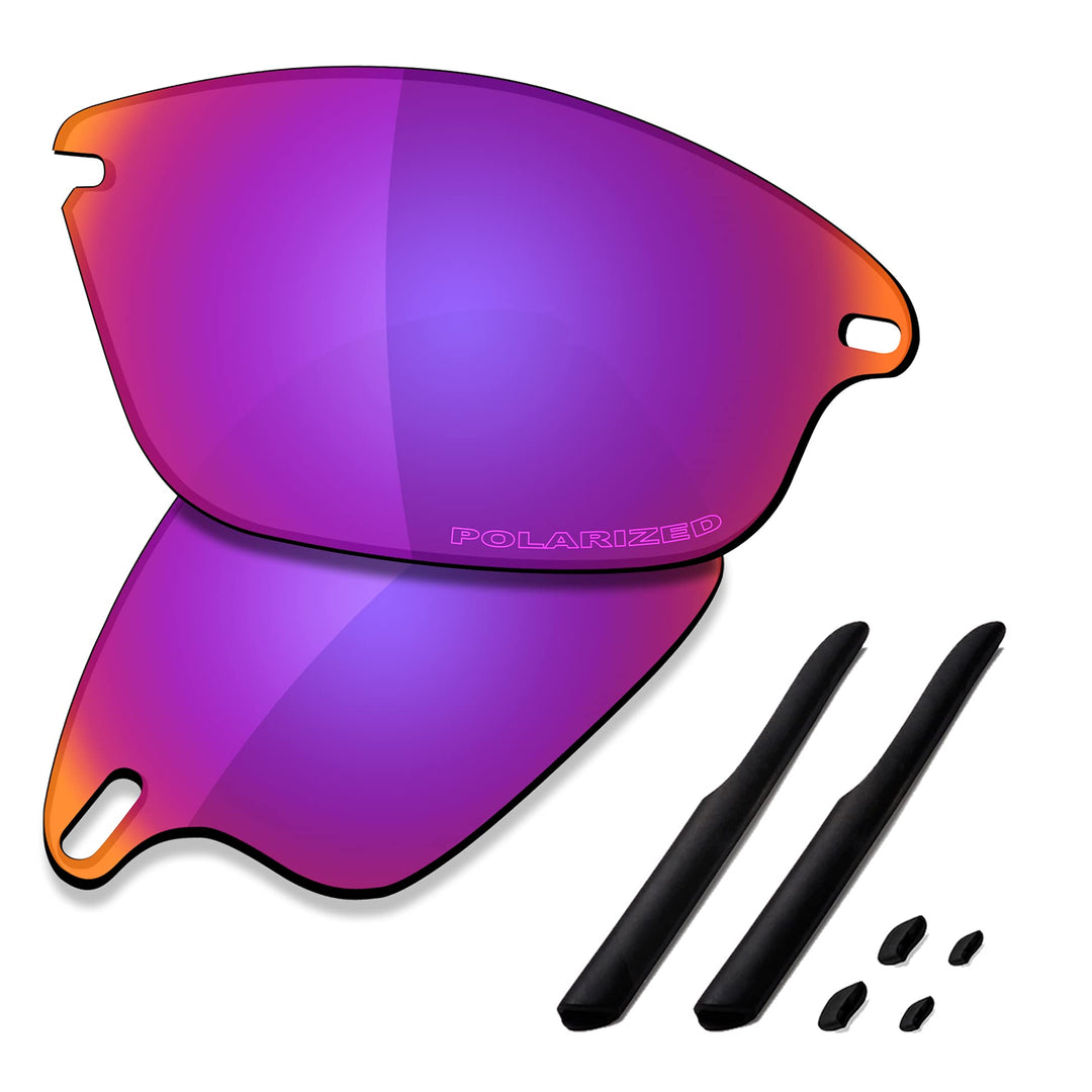 Saucer Premium Ersatzgläser für Oakley Fast Jacket OO9097 Sonnenbrillen High Defense - Midnight Sun