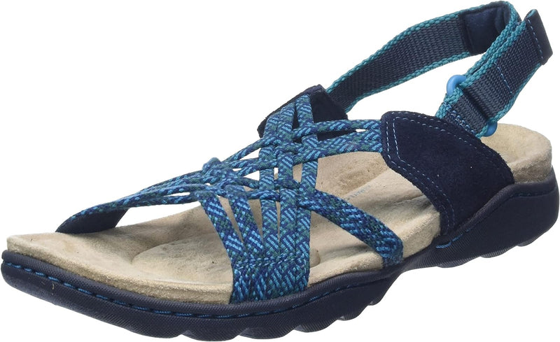 Clarks Damen Amanda Ease Sandale 40 EU Navy Combi, 40 EU Navy Combi