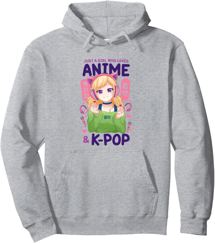Kawaii Niedliches Anime Mädchen Otaku Japanisches K-Pop Pullover Hoodie