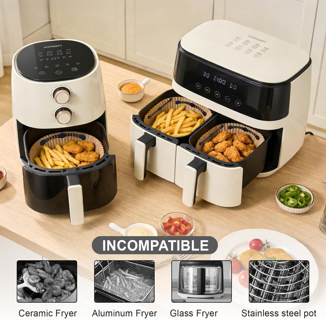8 Stück Magnete für Airfryer Backpapier, Magnetische Silikonschnallen für Heissluftfritteuse, Magnet