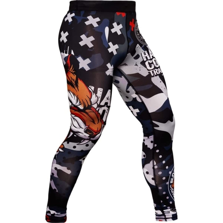 Hardcore Training Herren Compression Pants Kompressionshose Leggings Sportkleidung Grappling MMA Kam