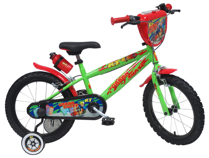 Denver Babys (Jungen) 16" Urban-Skate Ref. 2416 Fahrrad, grün/rot