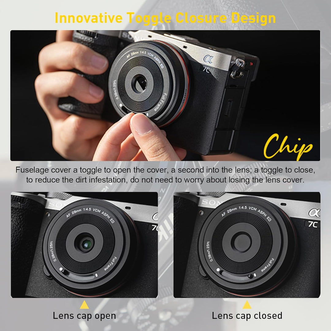 VILTROX 28mm F4.5 Z Mount Objektiv,AF 28mm f/4.5 Z Mount Pancake Objektiv Festbrennweite,Full Frame