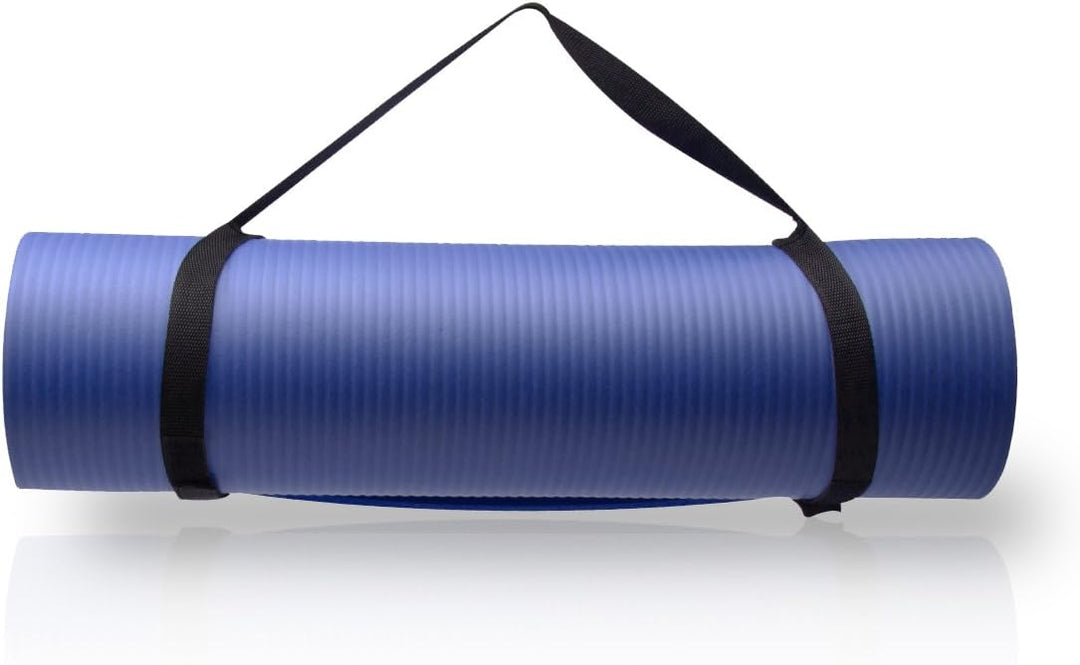 diMio Komfort-Gymnastikmatte Yogamatte in 185x60x1cm, 185x60x1.5cm, 185x90x1.5cm, 200x100x2 mit Trag