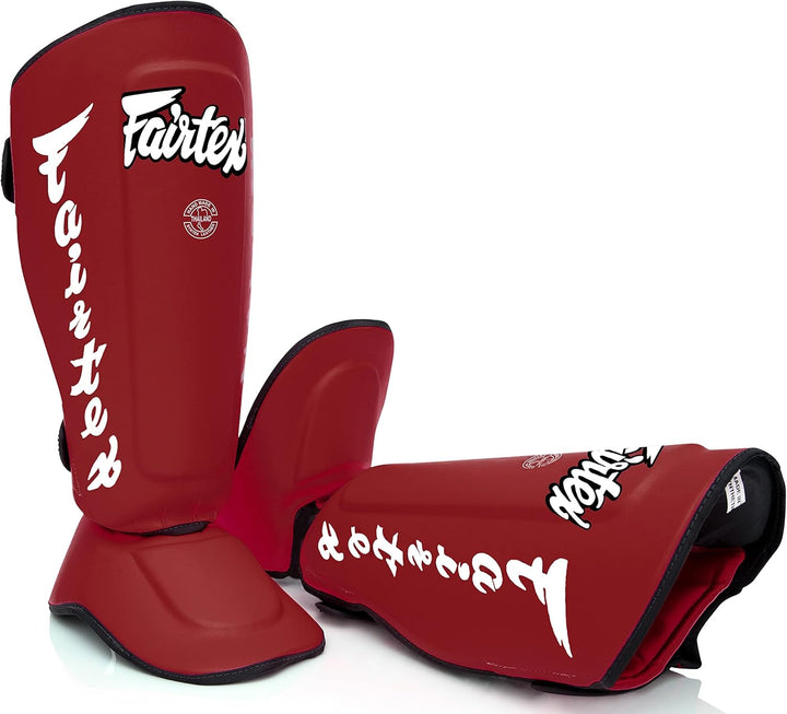 Fairtex SP7 Muay Thai Schienbeinschützer für Herren, Damen, Kinder | aus Syntek-Leder und hochwertig