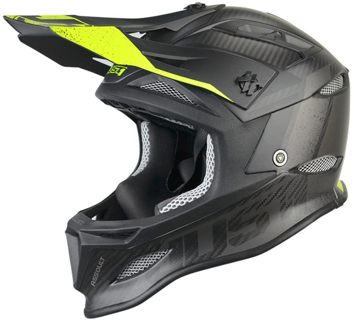 Just 1 Helmets Just1 Jdh Assault Black-Yellow + MIPS XXL Downhill/MTB/Enduro Helm, Schwarz-Gelb