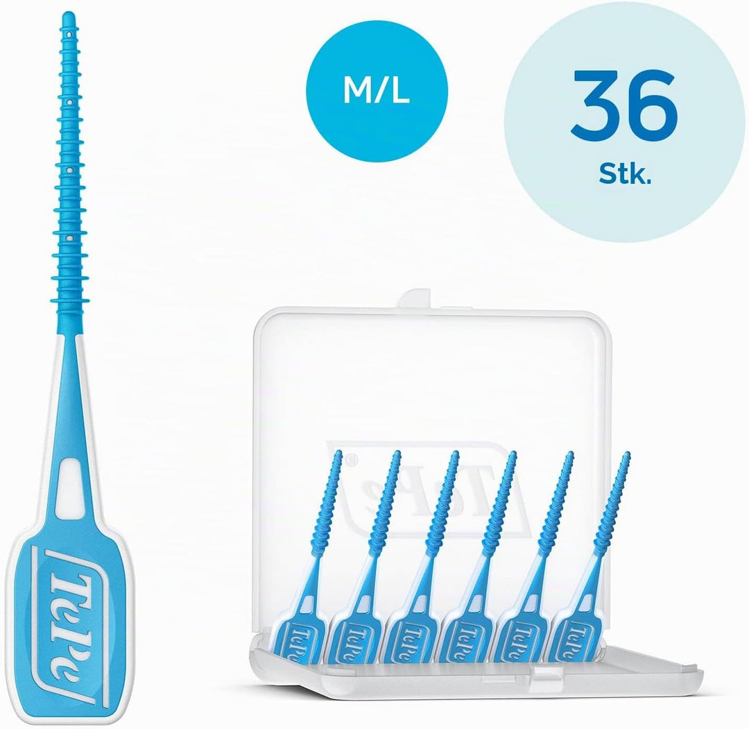 TePe EasyPick Dental Stick M/L / 1 x 36 Stück inklusive praktischem Taschenetui/Für eine einfache, t
