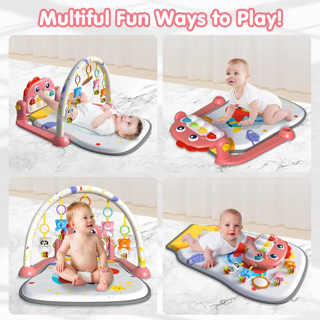 Eners Baby Gym Spielmatte Musikalische Aktivitätsmatte Piano Baby Play Gym Bauchzeit Gepolsterte Mat