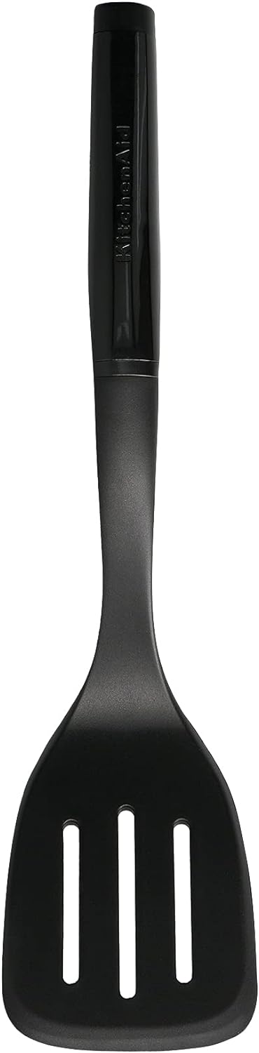 KitchenAid 15er Set Küchenutensilien, Hitzeresistent, Spülmaschinenfest, 15 Kochutensilien – Schwarz