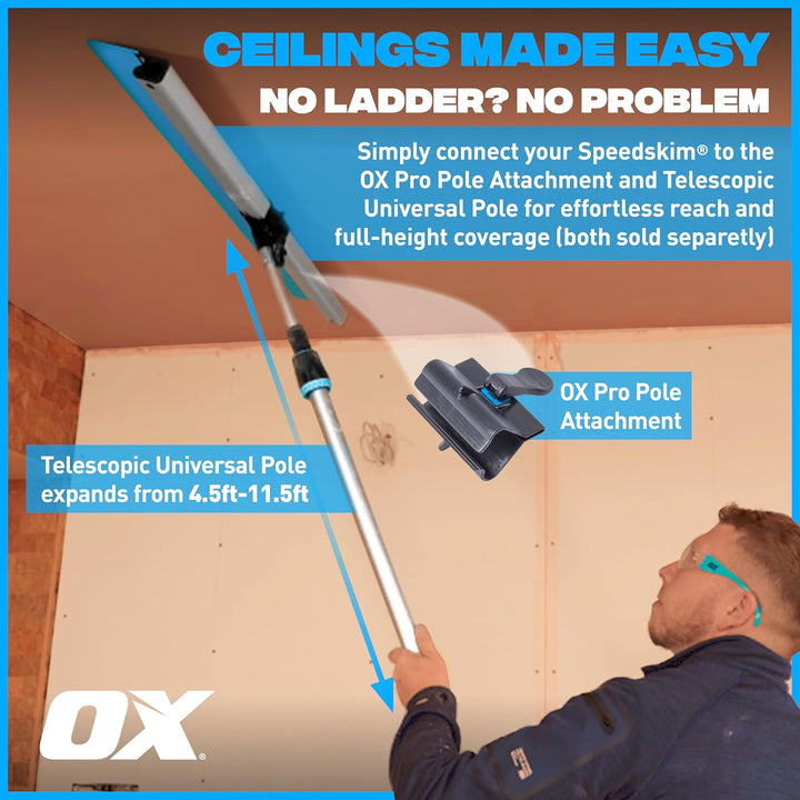 OX Speedskim Stainless Flex Finishing Rule - SF 600mm, 600mm