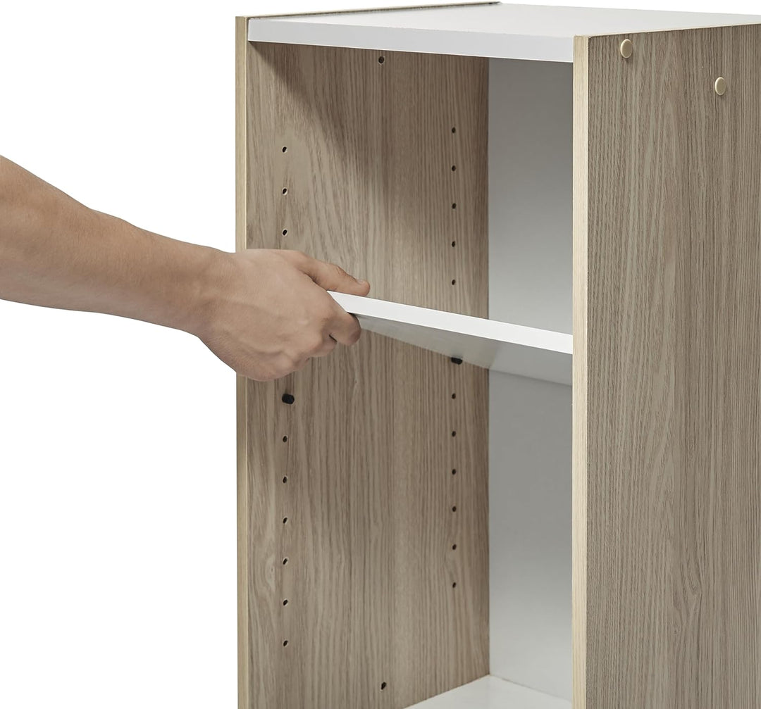 Iris Ohyama, Aufbewahrungsmöbel, Bücherregal, 3 modulare Regale, Modern, Design, Büro, Schlafzimmer,