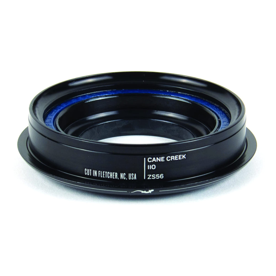 Cane Creek Semi-integrierter Steuersatz 110 1" 1/8 Unterschale ZS56 Reducer Schwarz, Schwarz