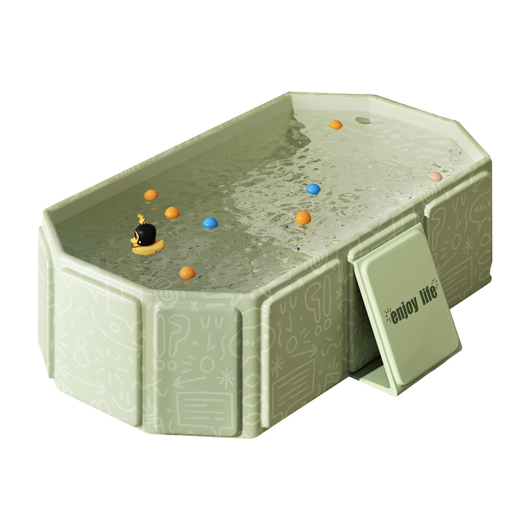 Faltbare Badewanne für Kinder, Tragbare Badewanne, Grosse Kleinkindbadewanne, Tragbares Duschbecken,