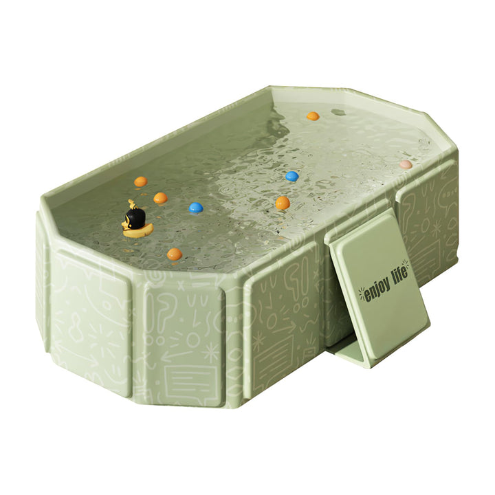 Faltbare Badewanne für Kinder, Tragbare Badewanne, Grosse Kleinkindbadewanne, Tragbares Duschbecken,