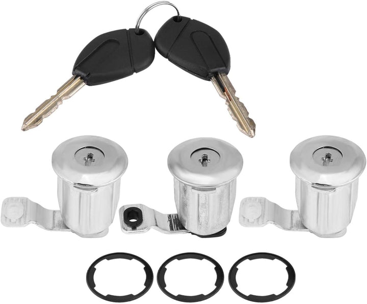 252522 Autotürschloss Barrel Set mit Schlüssel Ersatz für Peugeot Partner Citroen Berlingo Xsara(#1)