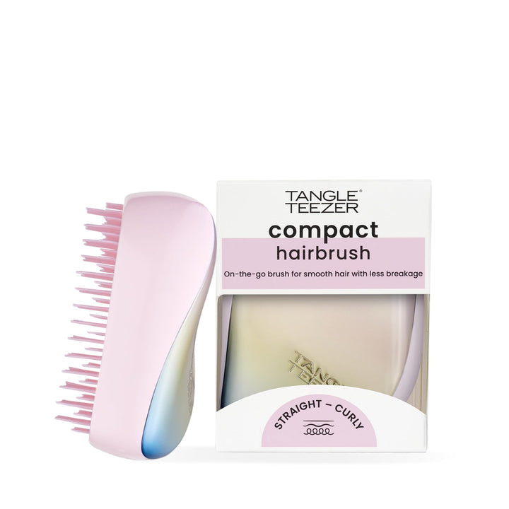 Tangle Teezer Haarbürste Compact Styler Pearlescent Matte - Kompakte Bürste für unterwegs - Entwirre