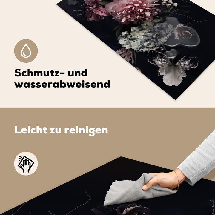 Herdabdeckplatte Einteilig Herdabdeckung Abdeckplatte für Ceranfeld Abdeckung Induktionskochfeld Auf