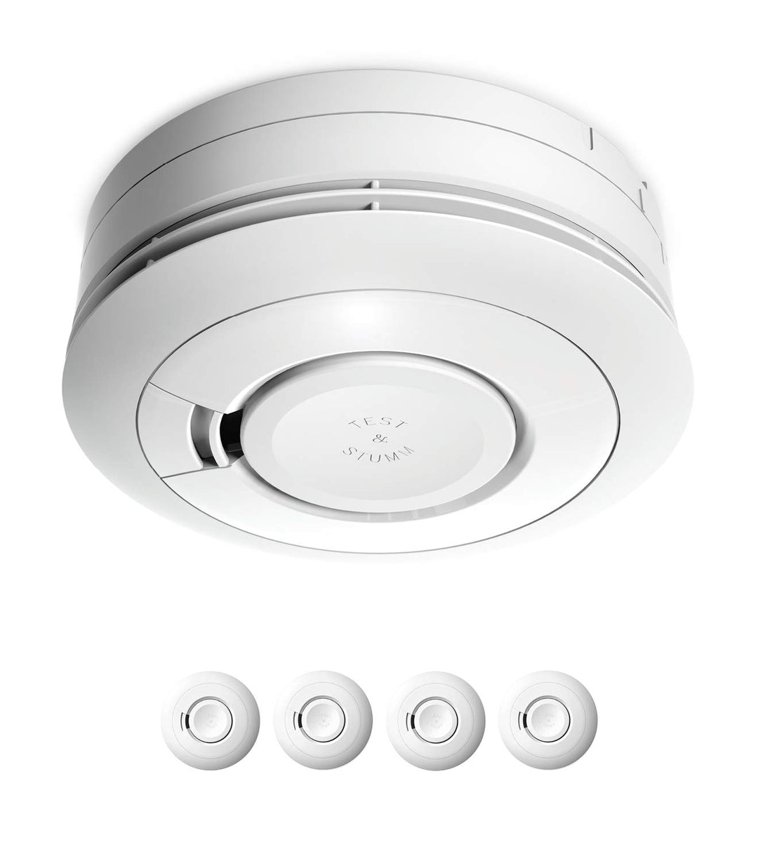 Ei Electronics Ei650 Rauchwarnmelder, Rauchmelder im 4er Set, Stand-alone-Gerät mit Batterie für 10