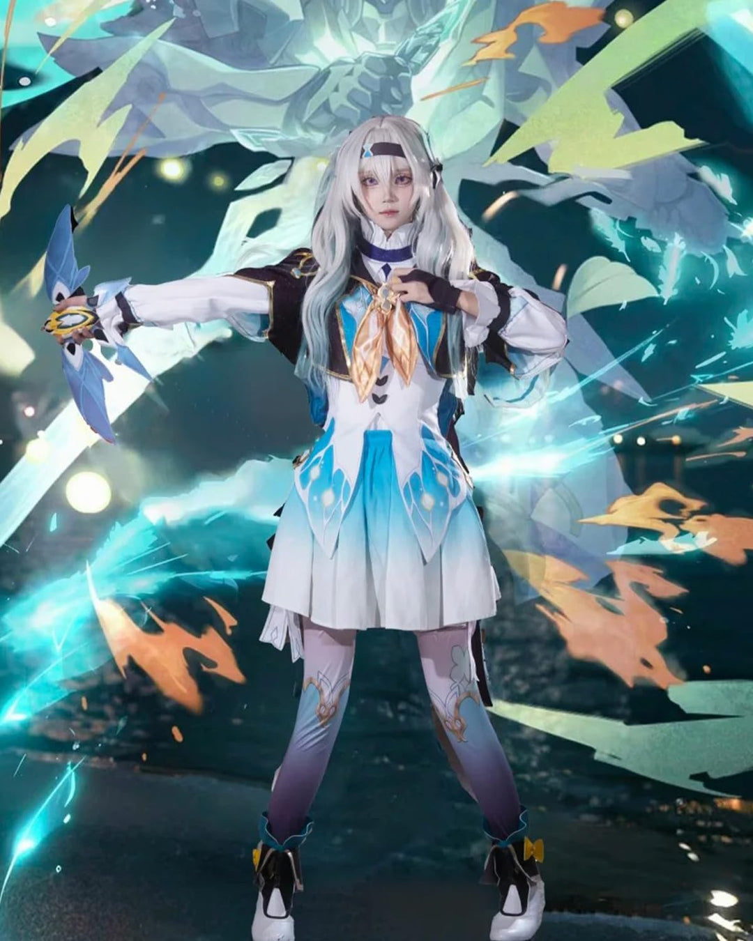 CR ROLECOS Honkai Star Rail March 7th Anaxa Cosplay Kostüm Outfit Spielfiguren Uniform Full Set Hall