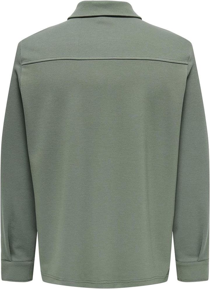 ONLY &amp; SONS Male Hemd ONSNEWKODYL Hemd XS Castor Gray, XS Castor Gray