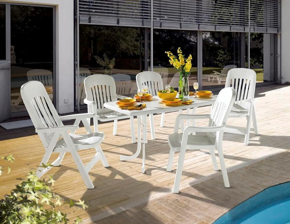Sieger 252/G Boulevard-Klapptisch mit mecalit-Pro-Platte 140 x 90 cm, Stahlrohrgestell eisengrau, Ti