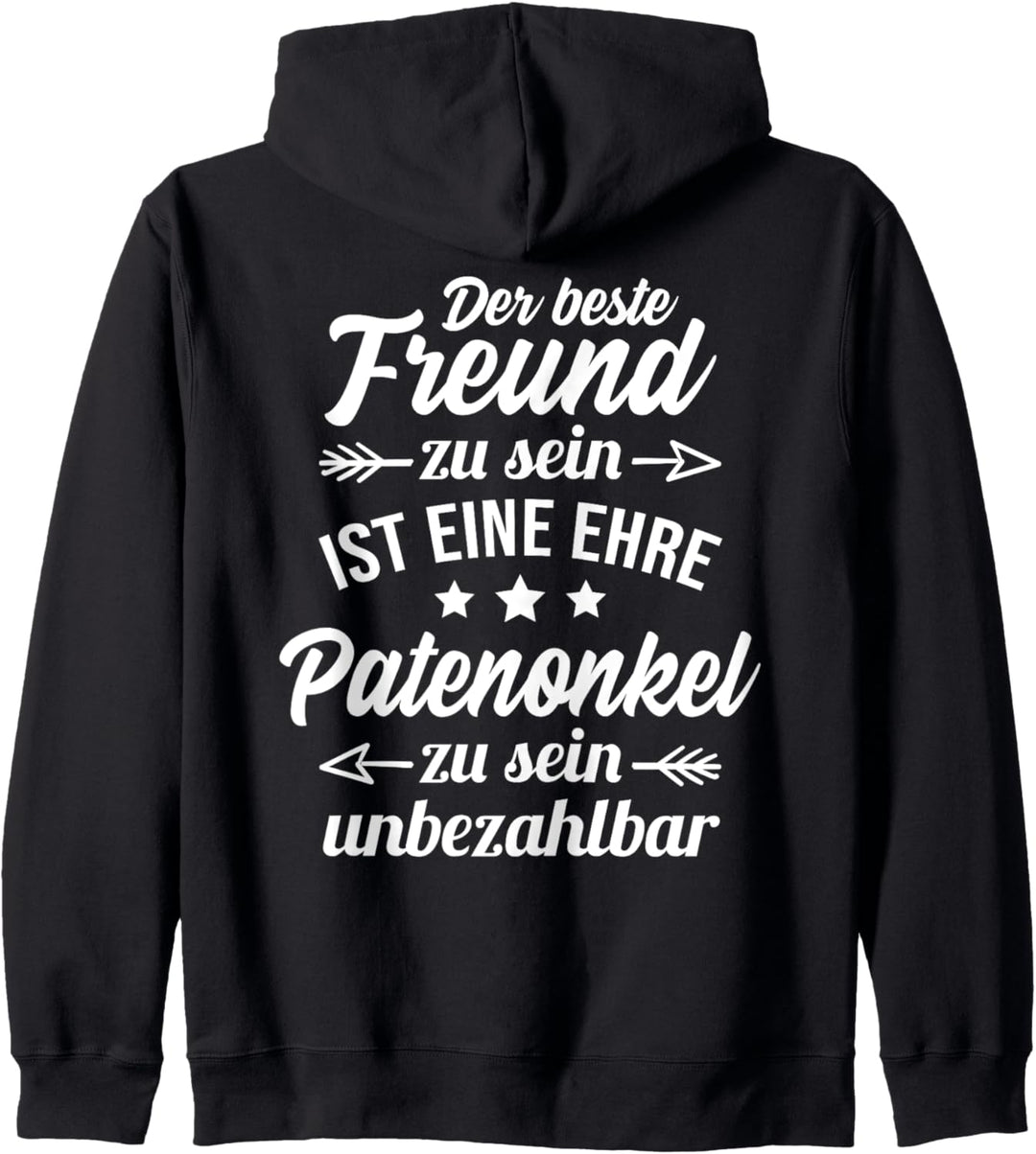 Bester Freund und Patenonkel - Onkel Pate Taufe Geschenk Kapuzenjacke
