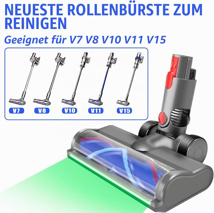 Bürste Ersatzteile Kompatibel für Dyson V11 V15 V10 V8 V7 Models,Austauschbarer Bürstenkopf mit Stau