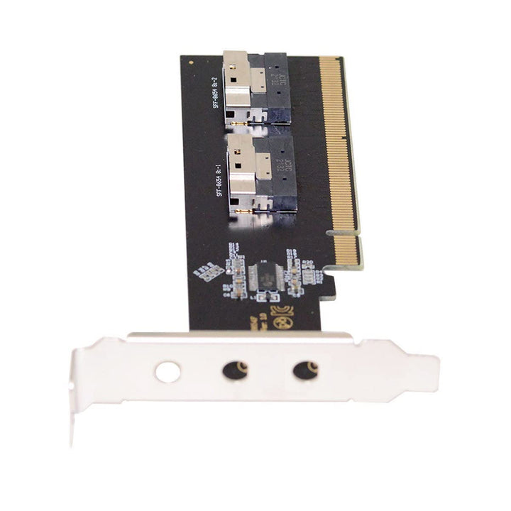 Xiwai Slimline Dual SFF-8654 8X 4 NVME auf PCIE Express 3.0 4.0 Raid Card VROC Raid0 Hyper Adapter S